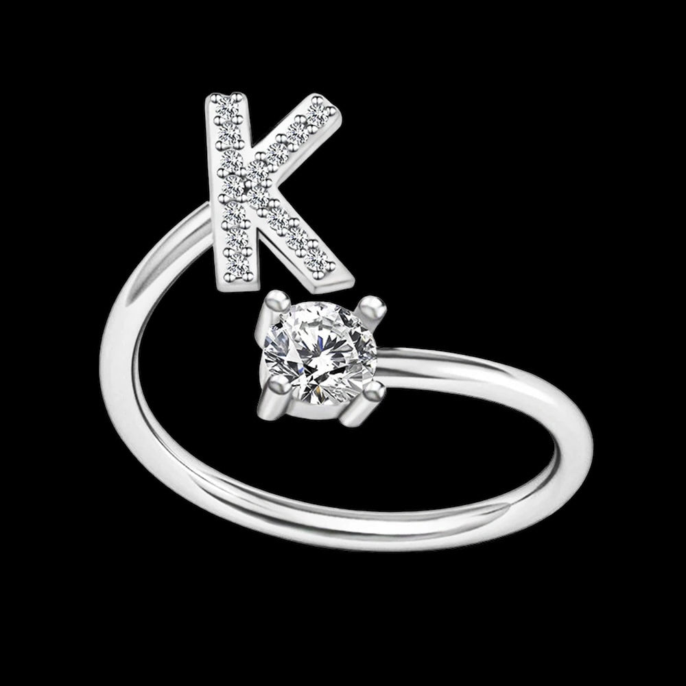 InitiaGlow™ - Adjustable Letter Ring