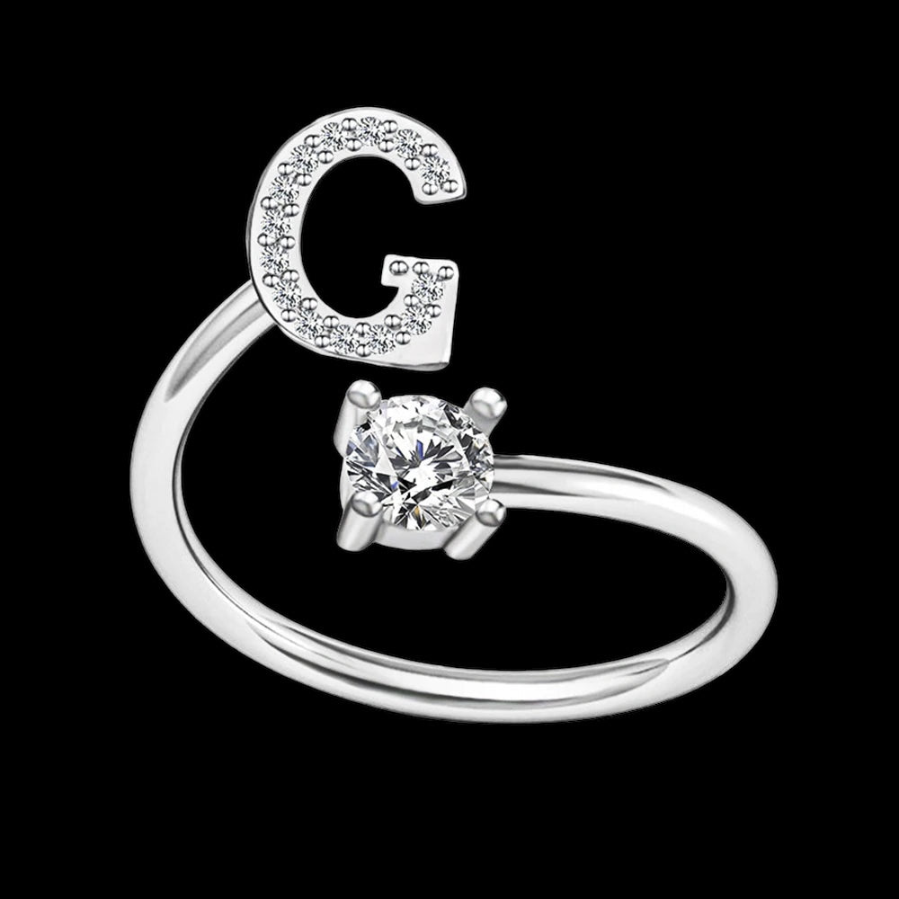 InitiaGlow™ - Adjustable Letter Ring