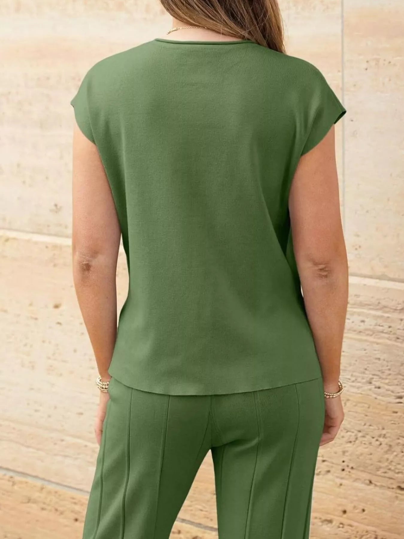 The Serene Ribbed Two-Piece Set