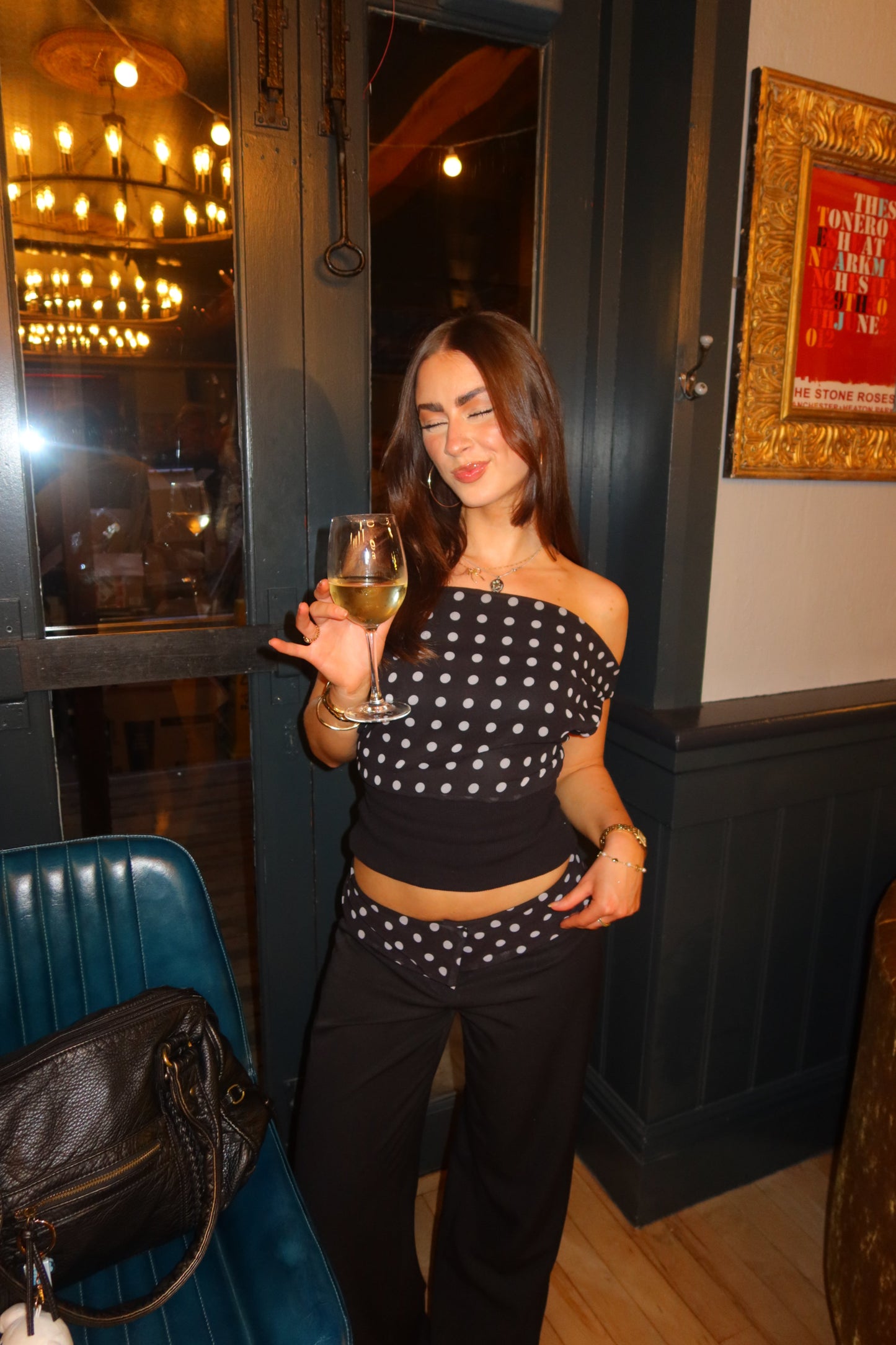PolkaDrape™ Asymmetrical Top