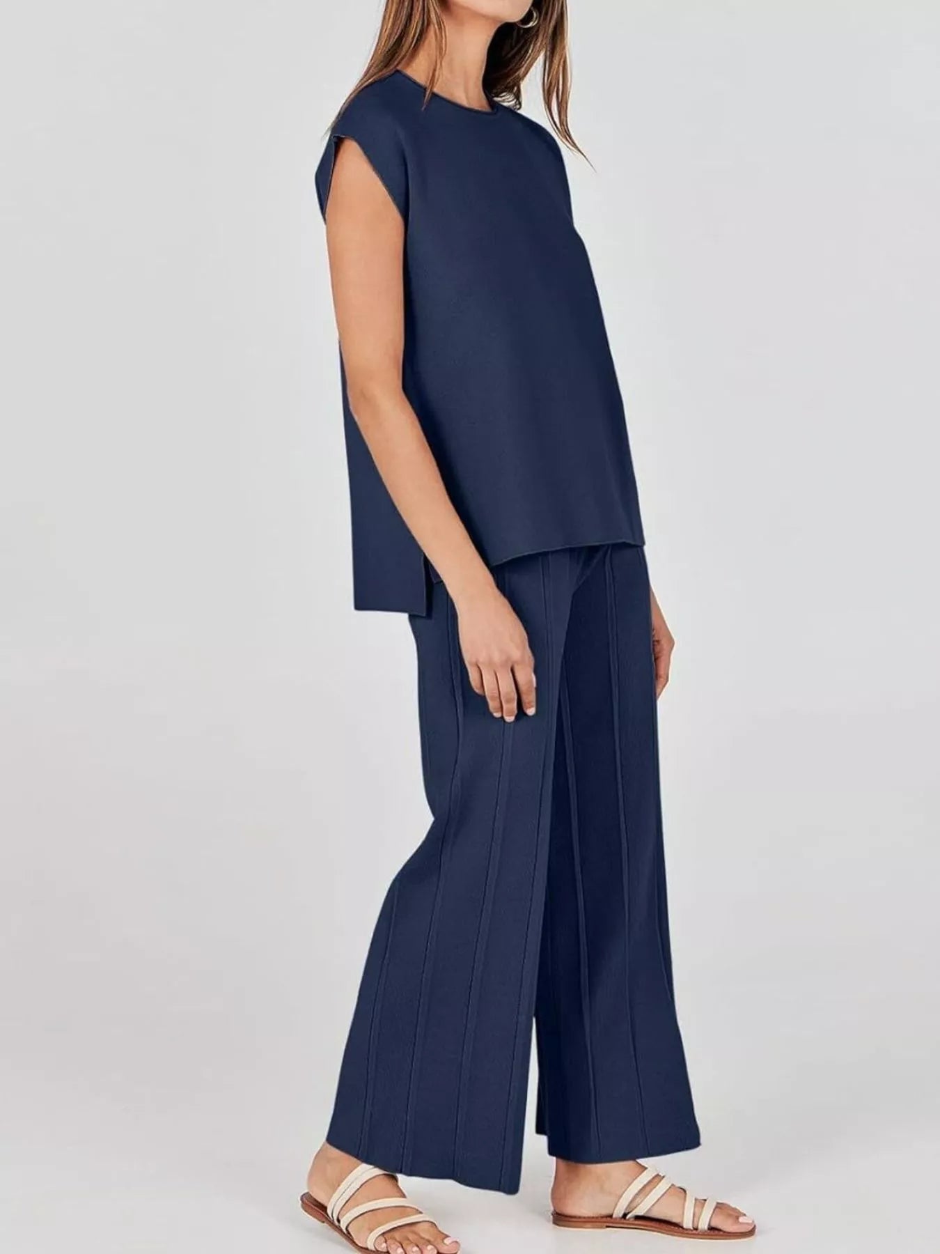 The Serene Ribbed Two-Piece Set