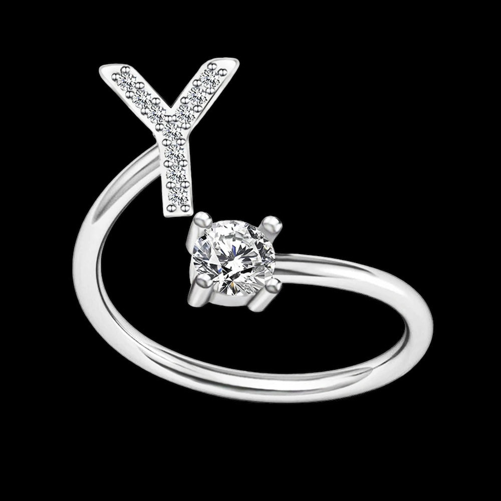 InitiaGlow™ - Adjustable Letter Ring