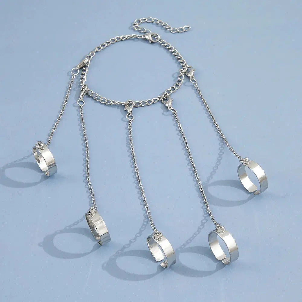 ChainAura™ - Hand Chain Ring Bracelet