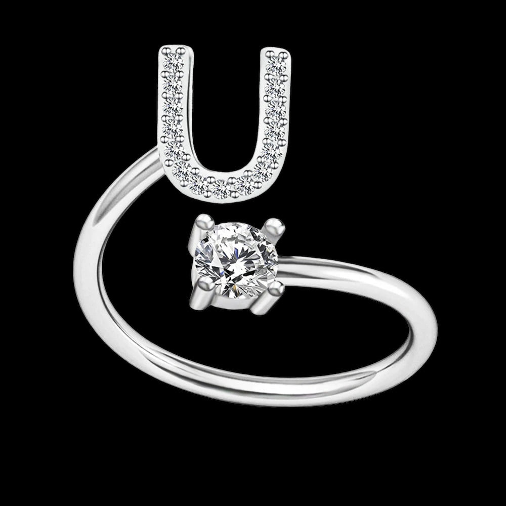 InitiaGlow™ - Adjustable Letter Ring