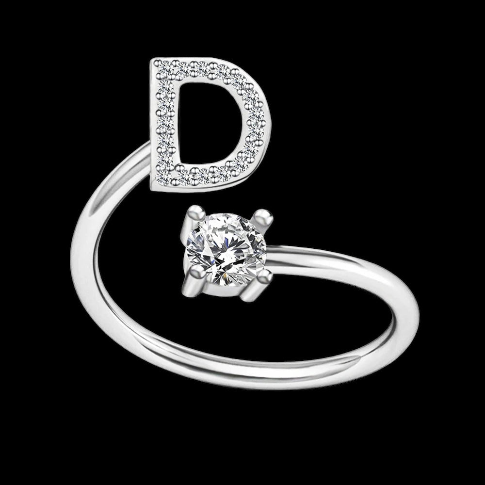 InitiaGlow™ - Adjustable Letter Ring