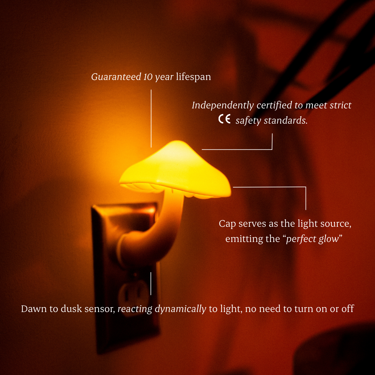 DreamGlow™ Mushroom Night Light