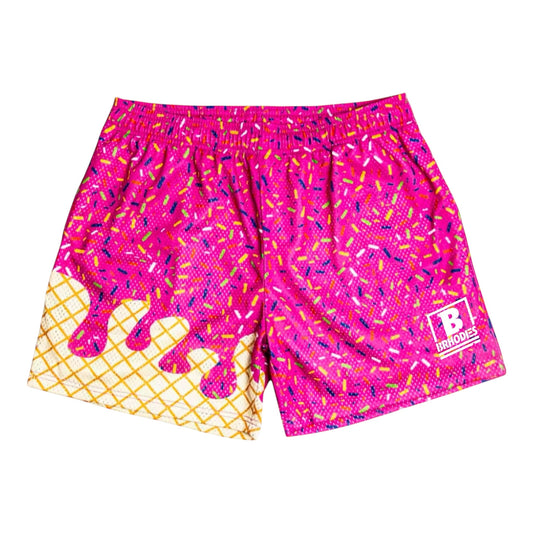 SprinklMelt™ - Ice Cream Mesh Shorts