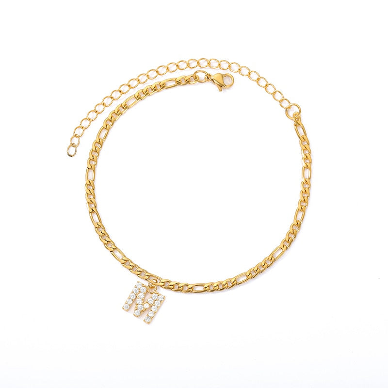 CharmLink™ - Initial Chain Bracelet