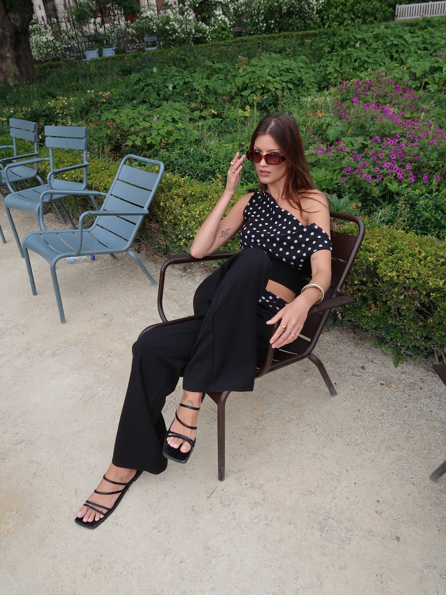 PolkaDrape™ Asymmetrical Top