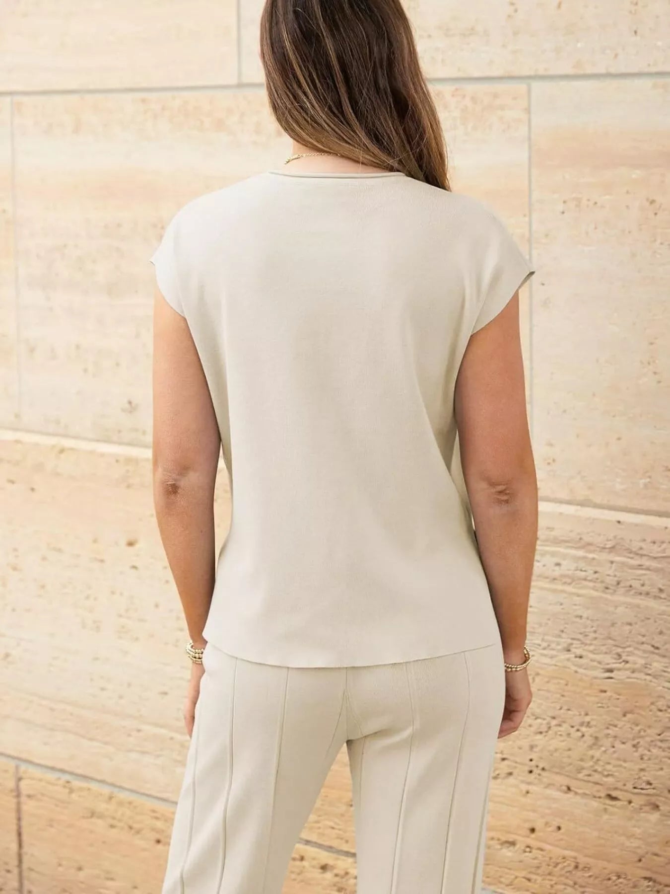 The Serene Ribbed Two-Piece Set